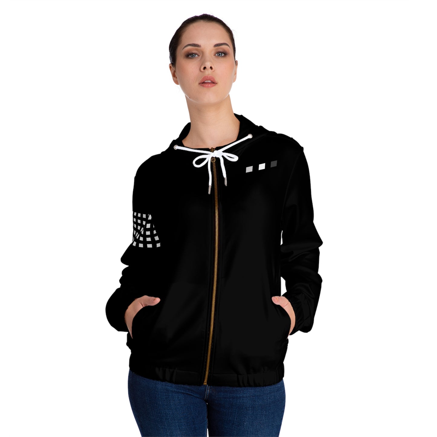 Paladin Punks Hoodie Black Solid Sublimation Dye