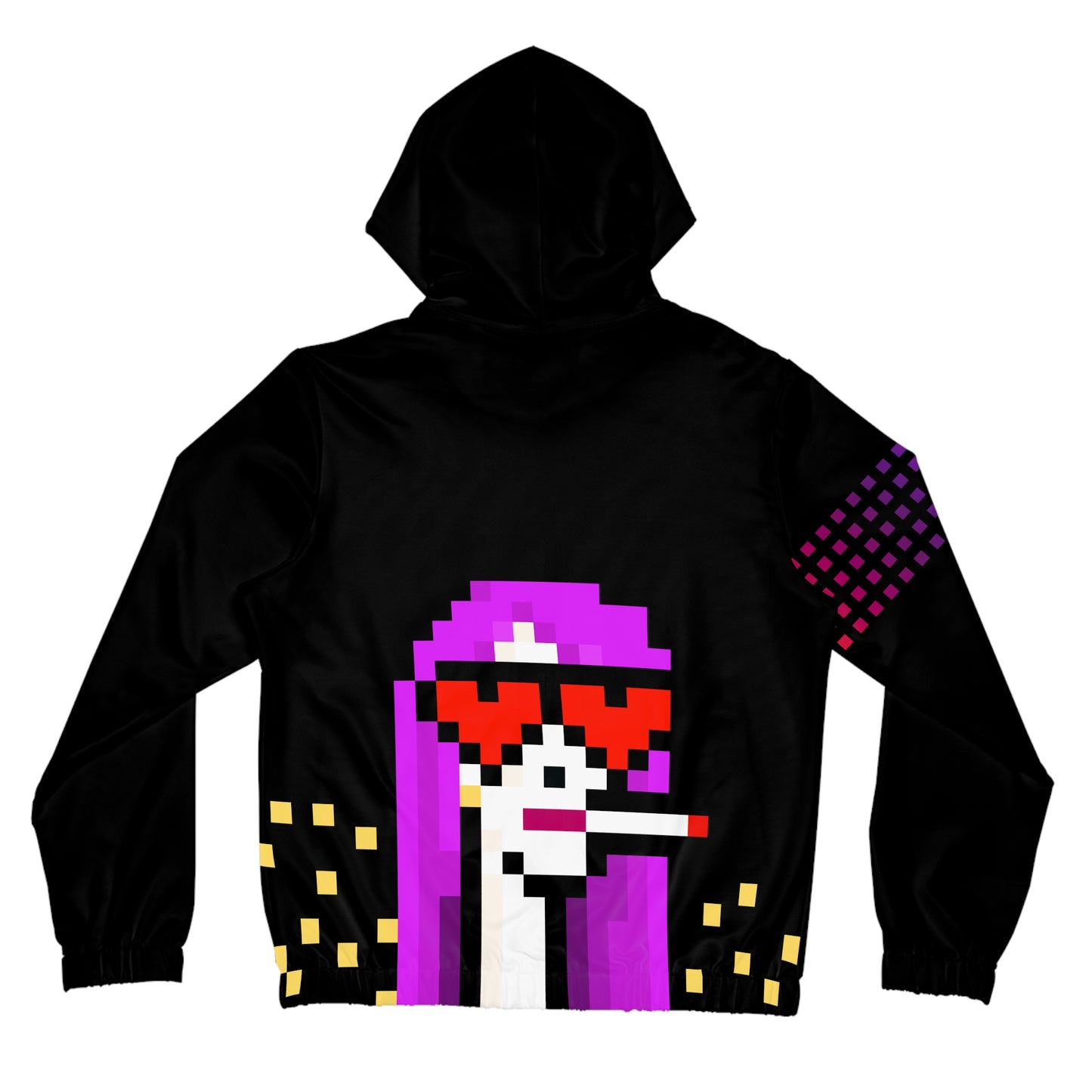 Paladin Punks Hoodie Black Solid Sublimation Dye NY