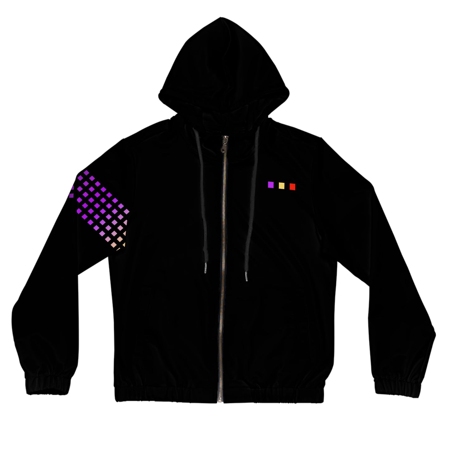 Paladin Punks Hoodie Black Solid Sublimation Dye NY